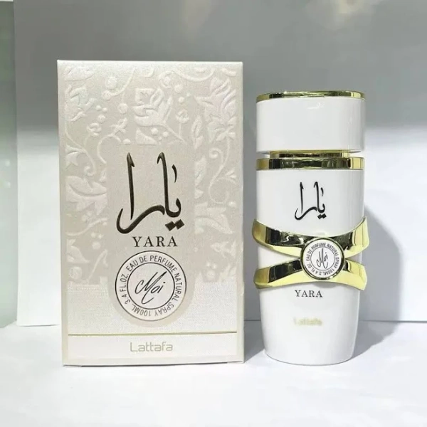 Lattafa Yara White Women's perfume spray, 3.4 oz (100ml)