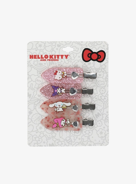 Hello Kitty And Friends Crease-Free Hair Clip Set