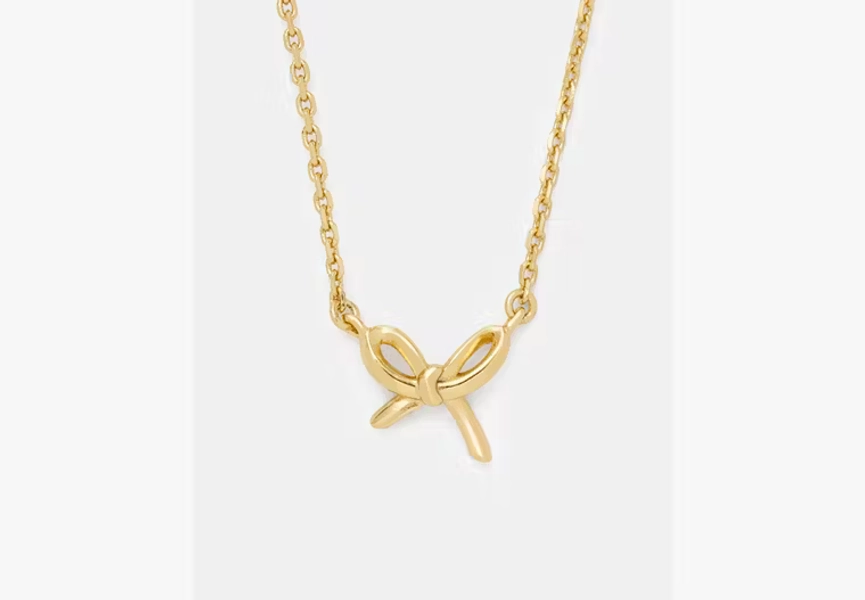 Girlie Pearlie Mini Bow Pendant