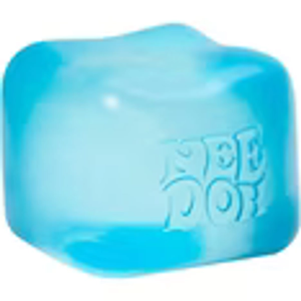 Stress-Relief Cube — Soft & Adorable Squeezable Toy (Relieves Anxiety & Stress) | Cool-to-the-Touch, Bouncy & Squishy Stress-Relief Block