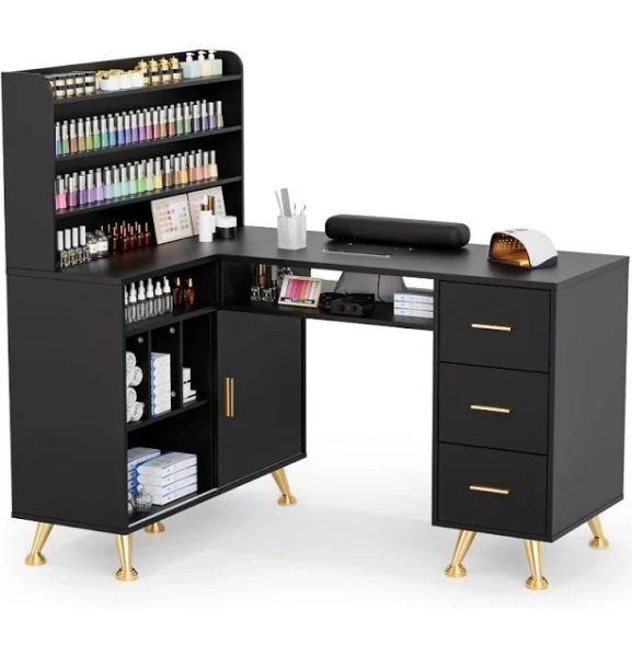Nail Desk with Dust Collector