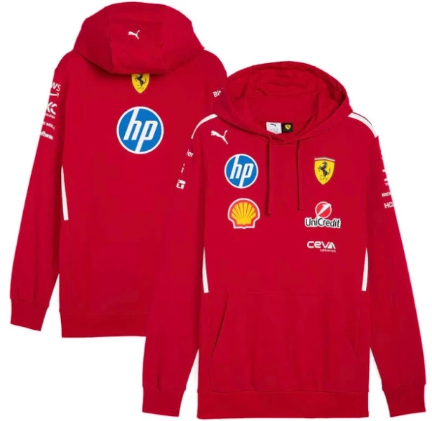 PUMA Men's Scuderia Ferrari 2025 Team Hoodie
