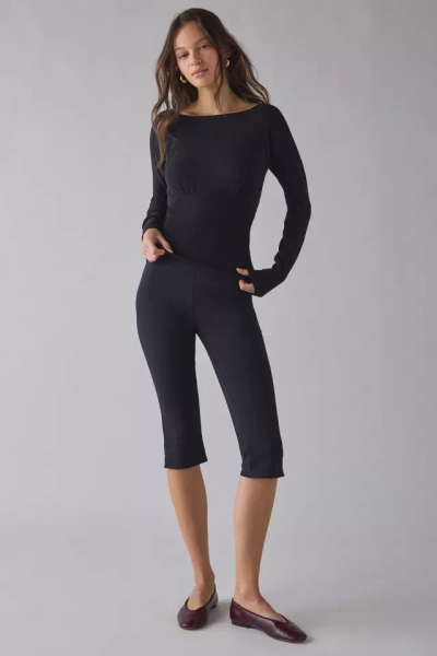 UO Sandy Boatneck Dolman Sleeve Cropped Sweater