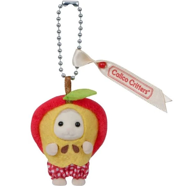Calico Critters Sylvanian Families Rosy Apple Keychain