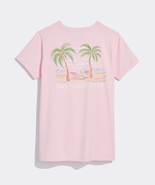 Women's Watercolor Hammock Short-Sleeve Pocket Tee