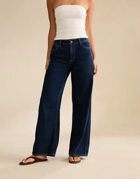 AE Super High-Waisted Baggy Wide-Leg Jean