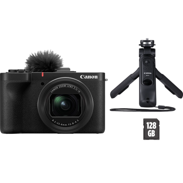 Canon PowerShot V1 Premium Vlogger Kit, Black