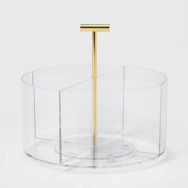 Threshold Acrylic Round Desktop Organizer