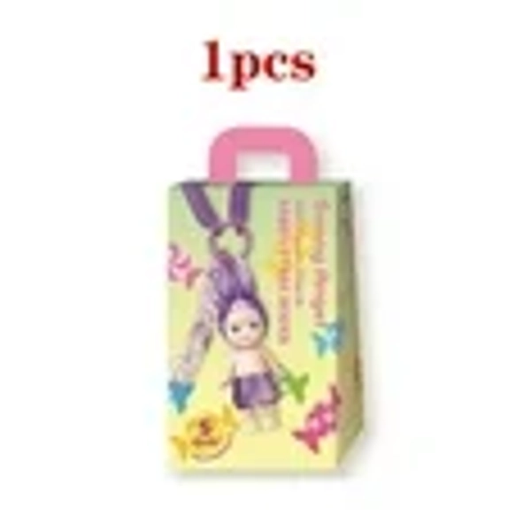S Angel Petite Maison de Poupée Angel Série Bonbon Boîte Aveugle Porte-Clés Pendentif Fait Main Cadeau