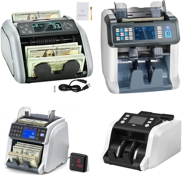 VEVOR Money Counter Machine Bill Counter with UV MG IR DD Counterfeit Detection