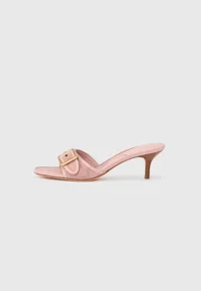 MARGOT - Ciabattine con tacco - carnation