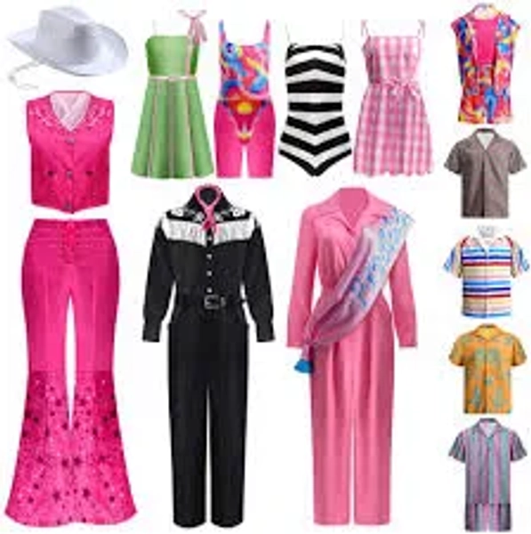 Barbie & Ken Cosplay Halloween Costumes