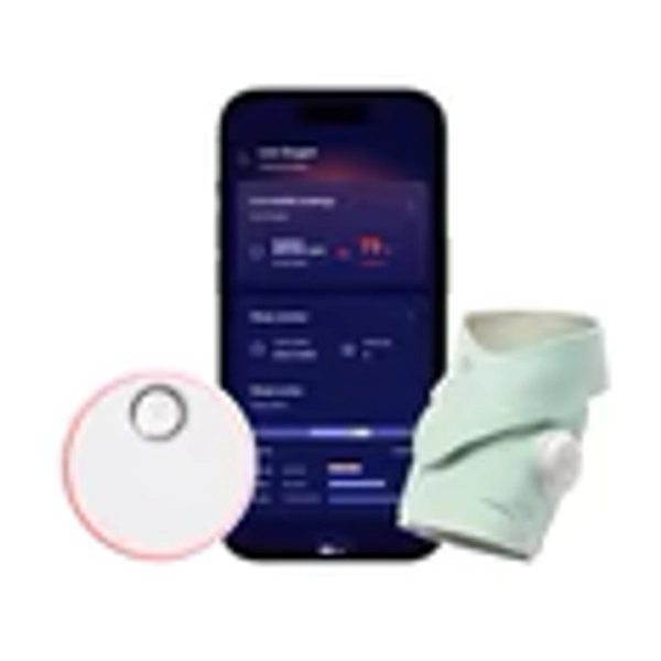 Owlet Dream Sock- FDA-Cleared Smart Baby Monitor with Live Health Readings & Notifications - Mint