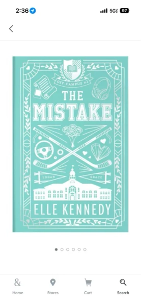 The Mistake (Off-Campus, #2) collectors edition 