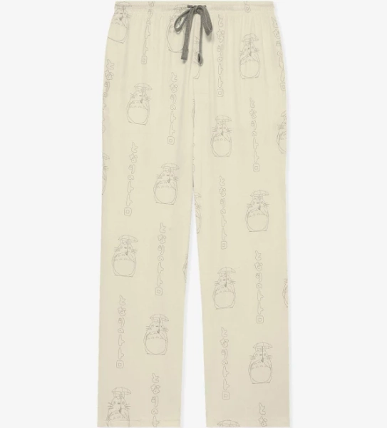 Studio Ghibli My Neighbor Totoro Beige Allover Print Sleep Pants — BoxLunch Exclusive