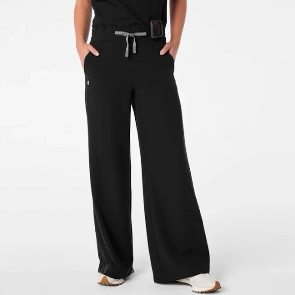 Figs Women's High Waisted Allison Ultra Wide Leg Scrub Pant