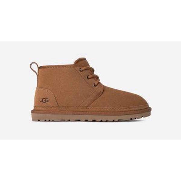 UGG® Women's Neumel Leather Shoes Chukka Boots in Brown/, Size 10