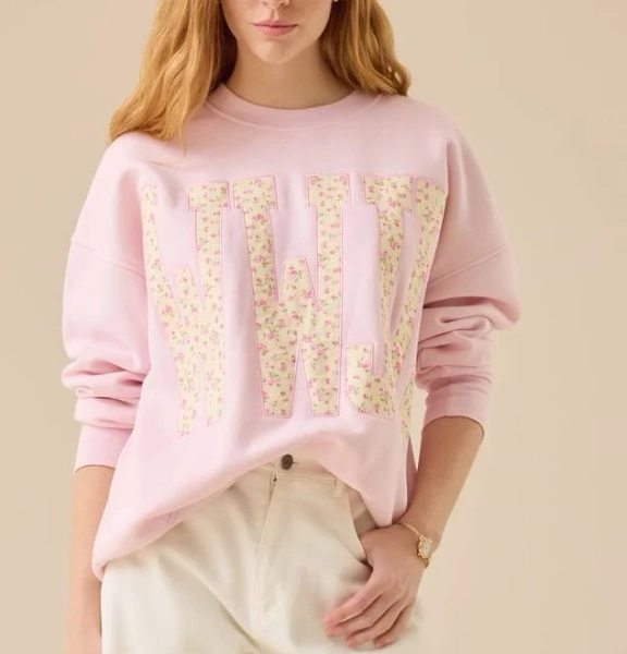 Altar'd State Floral Sweatshirt