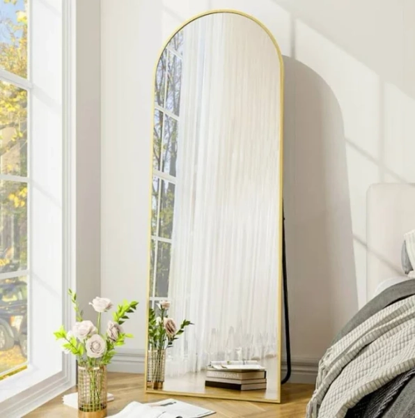 Beautypeak Full Length Arched Standing Floor Mirror
