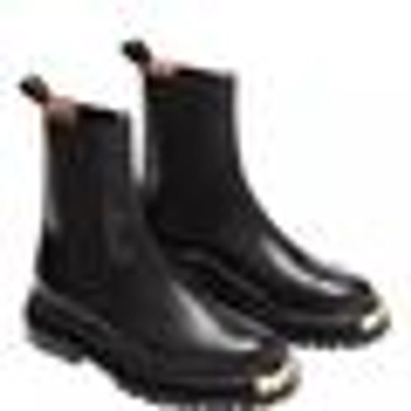 Sandro Women's Liam Black Cap Toe Stretch Booties - Black