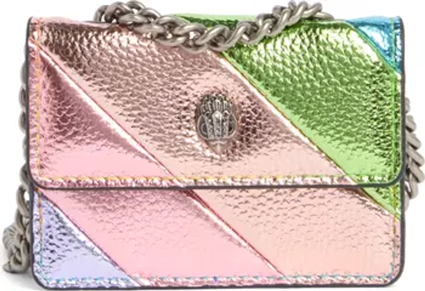 Micro Kensington Faux Leather Crossbody Bag