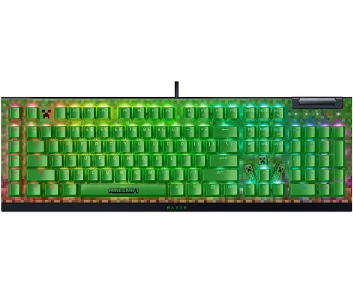 Razer BlackWidow V4 X Minecraft Edition Mechanical Gaming Keyboard