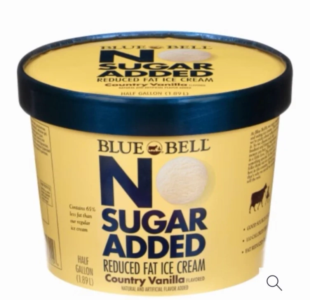 No Sugar Added Country Vanilla Ice Cream Tub