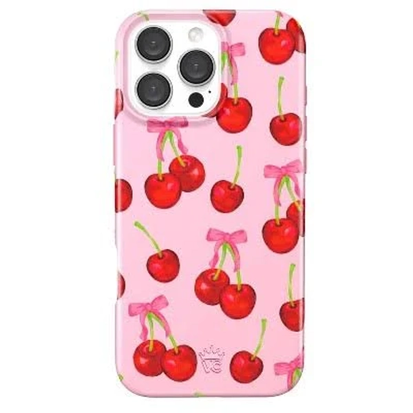 Velvet Caviar Case for iPhone 16 Pro Max ( Sweet Cherry)