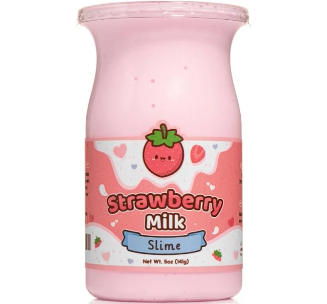 Strawberry Milk Glossy Slime