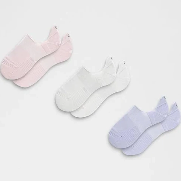 Lululemon Unisex Power Stride No-Show Socks (3 Pack)