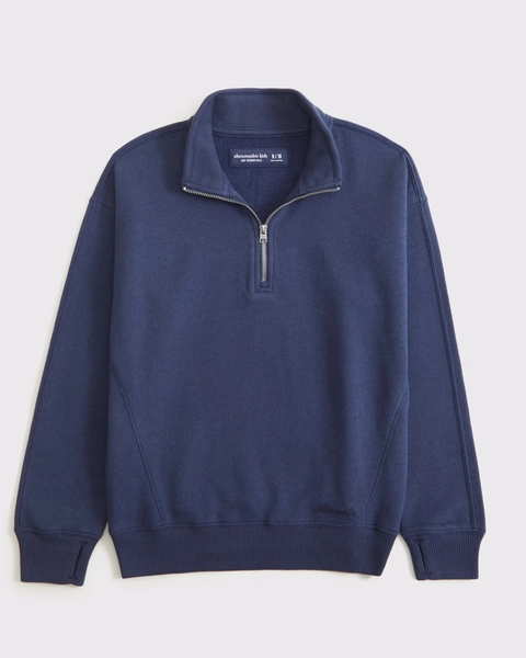 essential quarter-zip sweatshirt