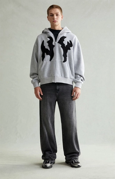 Blake Extreme Baggy Jeans Chain Gray