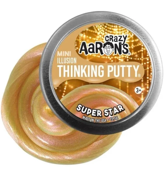 Crazy Aaron's Thinking Putty Super Star Mini Tin