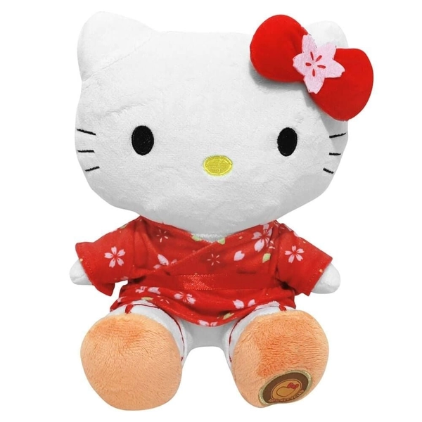 Hello Kitty Kimono Pl&uuml;sch 24 cm