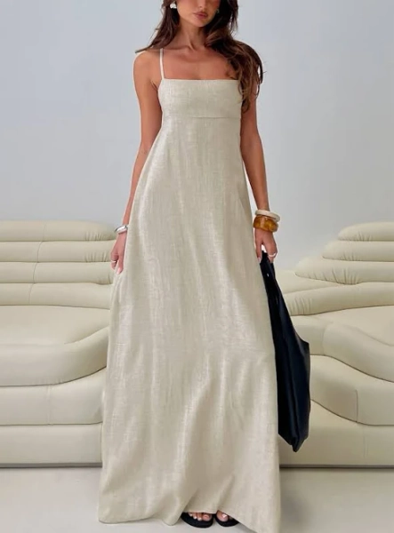 Princess Polly Solie Tie Back Maxi Dress
