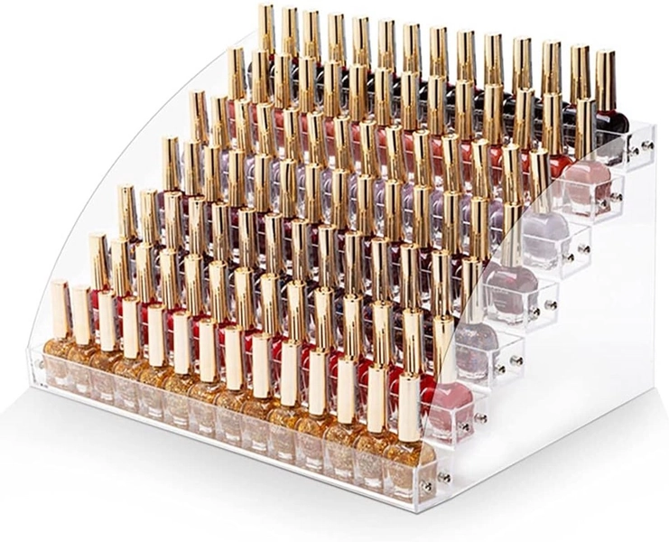 Nagellakstandaard - Acryl nagellakorganisator - 7 lagen nagellakhouder - Transparante nagellak-display-plank - Make-up opslag - Nagellak-organizer met 7 lagen
