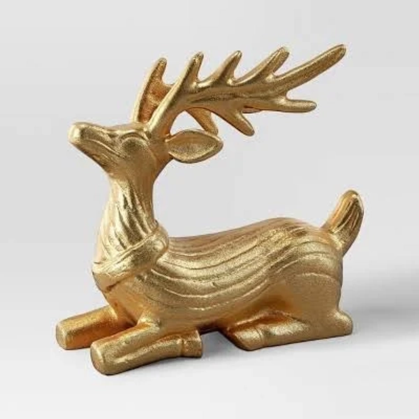 Threshold Sitting Metal Deer