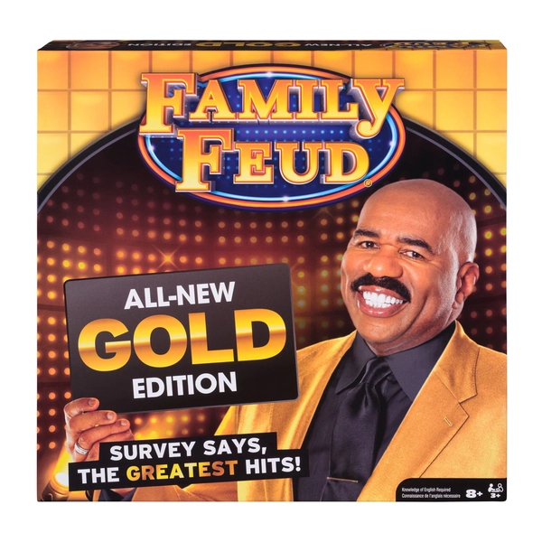 Family Feud Game, All-New Gold Edition Steve Harvey Board Game for Hilarious Family Fun, Kids Games, Family Games for Game Night, Ages 8+ - Walmart.com
