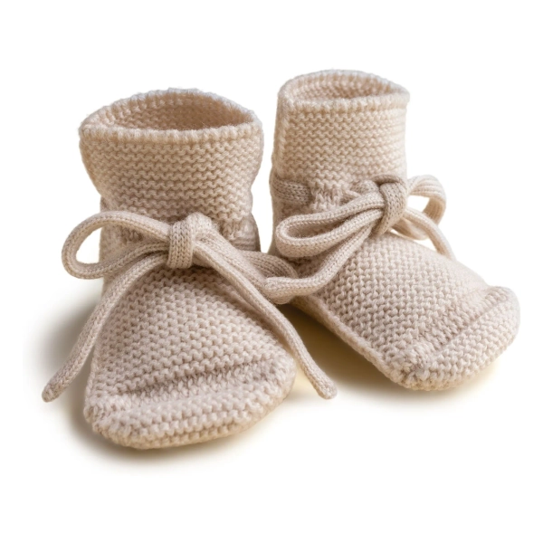 Merino wool slippers | Cream