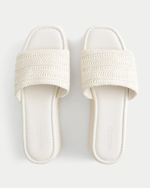 Raffia Platform Sandals