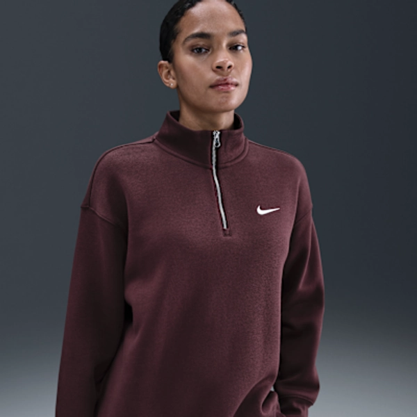Nike Sportswear Phoenix Fleece Women's Oversized 1/4-Zip Long Sweatshirt
