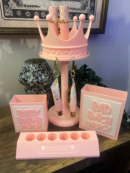 PLouise Inspired 3D Printed Makeup Organizer Bundle