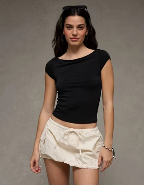 AE Short-Sleeve Boatneck T-Shirt