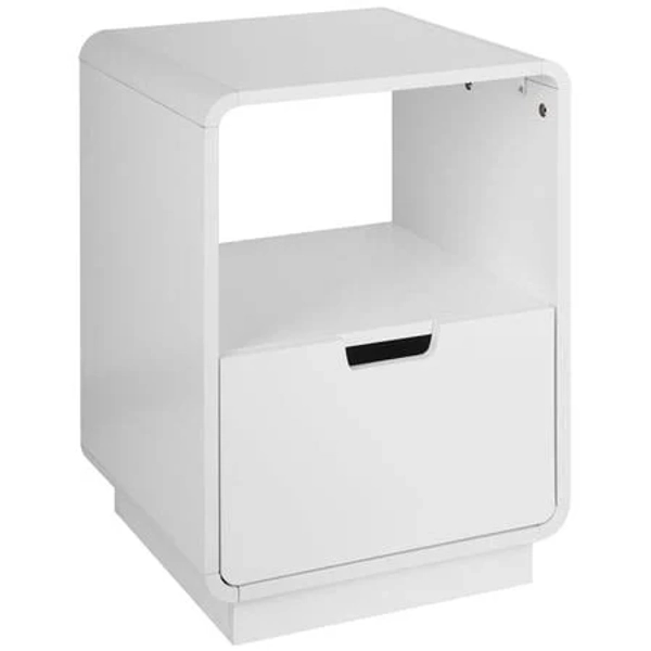 Ehemco Contemporary Side Table End Table with Storage Drawer