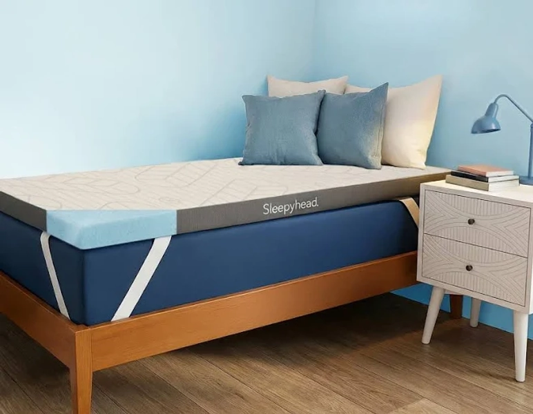 Sleepyhead 3 Gel-Infused Memory Foam Mattress Topper with Washable Cover