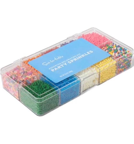 Sur La Table Assorted Party Sprinkles Decorating Kit