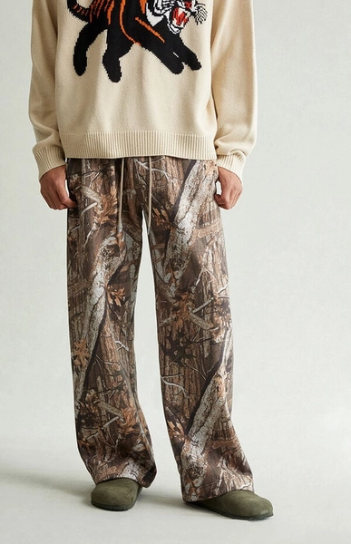 Camo Fleece Extreme Baggy Sweatpants