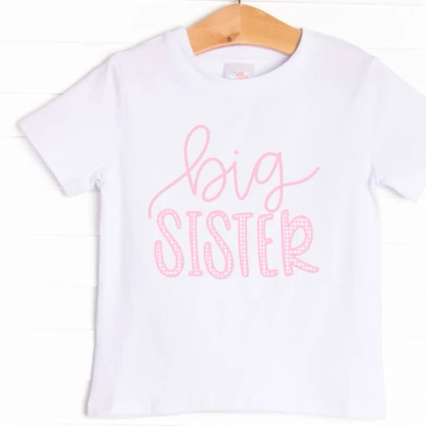Stitchy Fish Girl's Big Sister Graphic T-Shirt