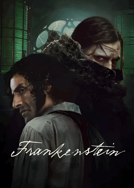 'Frankenstein: Dark and Moody Portrait' Poster, picture, metal print, paint by Kart Jason Fronda | Displate