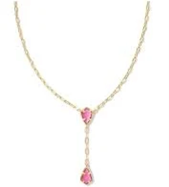 Kendra Scott Camry Gold Y Necklace